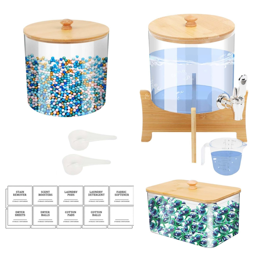 Laundry Strip Eco - مجموعة تخزين منظمة الغسيل مكونة من