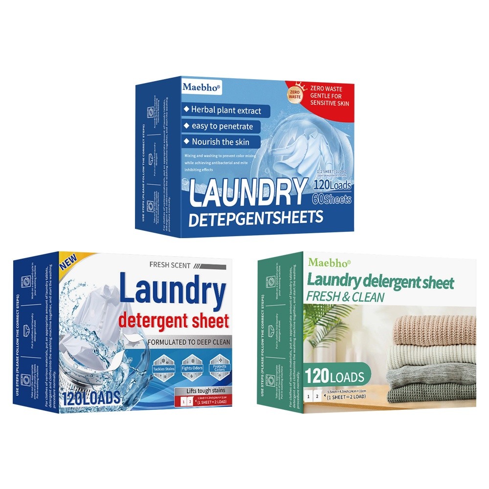 120 ورقة/حزمة ​ ​ ​ تركيبة صدي - مراجعة Laundry Strip Eco وسعره