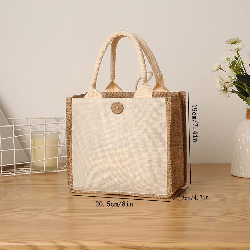حقيبة كتف رجالية كبيرة السعة م - مراجعة Linen Bag Bulk وسعره