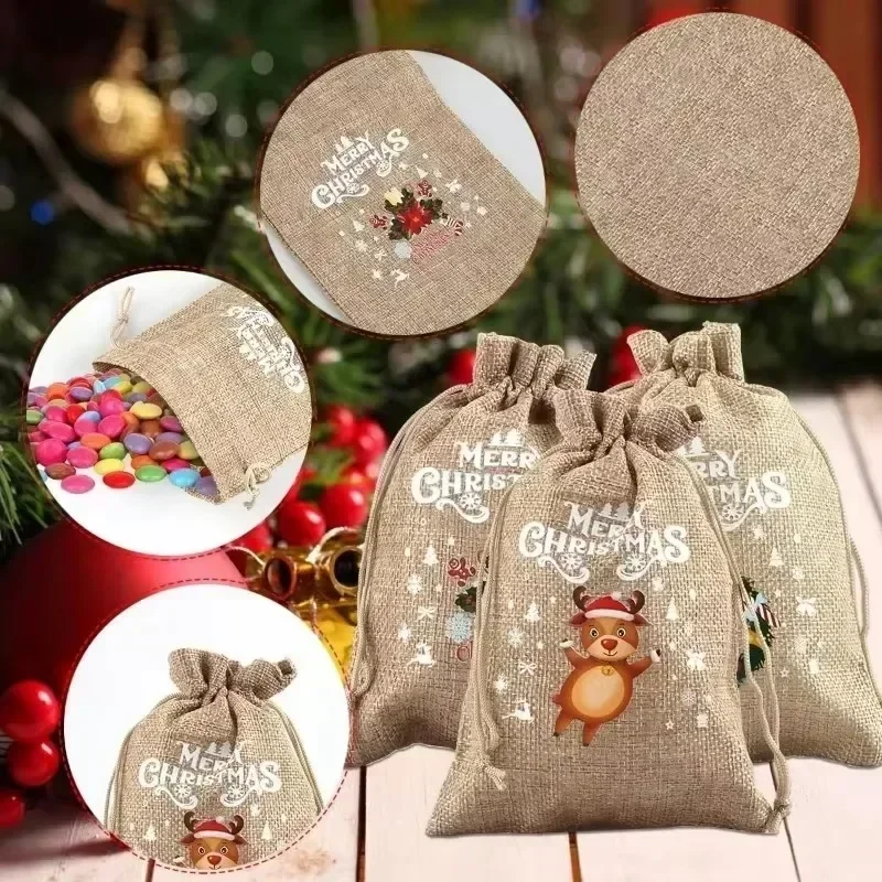 الجملة أكياس الكتان عيد الميلا - مراجعة Linen Bag Bulk وسعره