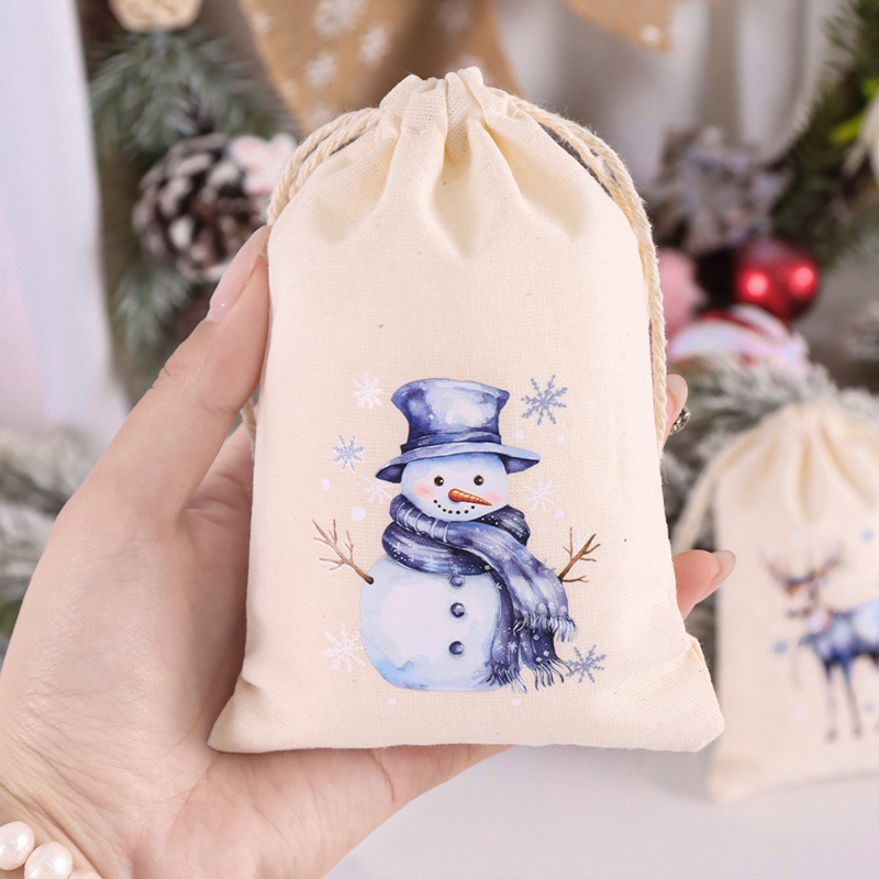 6 قطع أكياس هدايا من الكتان وا - مراجعة Linen Bag Bulk وسعره
