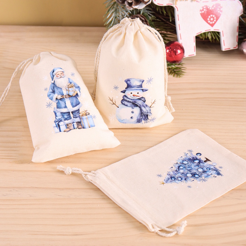 6 قطع أكياس هدايا من الكتان وا - مراجعة Linen Bag Bulk وسعره